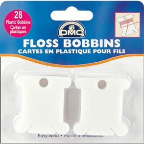 DMC Plastic Bobbins 28pc