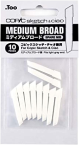 Copic Sketch Medium Broad Replacement Nibs 10pcs