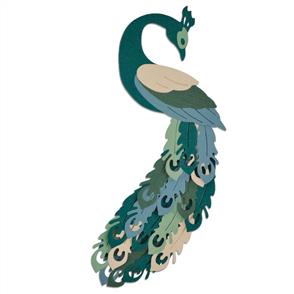 Sizzix Thinlits Die Set 7PK - Peacock