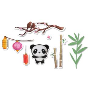 Sizzix Framelits Die Set 11PK w/Stamps - Oriental Elements