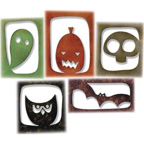 Sizzix Tim Holtz Die Set 5PK - Halloween Hangouts