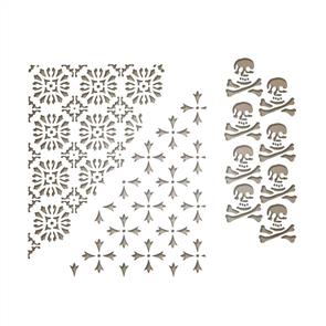 Sizzix Tim Holtz Thinlits Die Set 3PK - Mixed Media Halloween #2