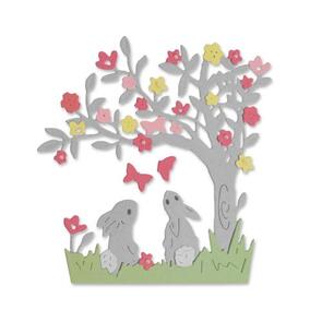 Sizzix Thinlits Die Set 3PK - Bunny Scene