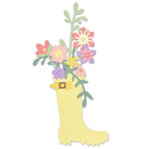 Sizzix Thinlits Dies - Rain Boot Planter