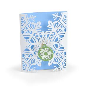 Sizzix Thinlits Die Set 4PK - Card Wrap, Snowflake