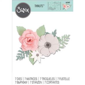 Sizzix Thinlits Die Set 7PK - Corsage