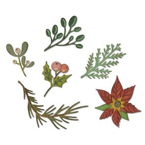 Sizzix Tim Holtz - Thinlits Die Set - Large Funky Festive