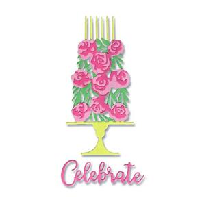 Sizzix Thinlits Die Set 4PK - Celebrate Cake