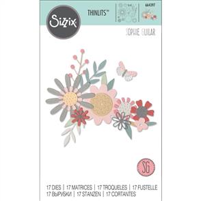 Sizzix Thinlits Die Set 17PK Bold Flora