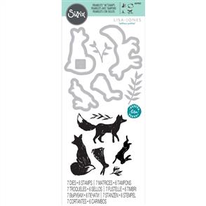 Sizzix Framelits Die Set 7PK w/Stamps - Wilderness