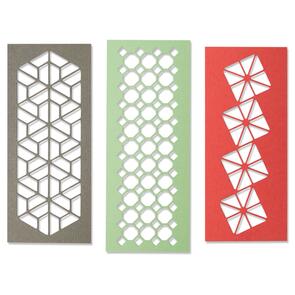 Sizzix Thinlits Die Set 3PK - Geo Trio