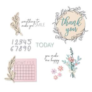 Sizzix Framelits Die Set 14PK w/ 5PK Stamps - Time Out