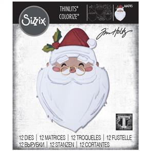 Sizzix Tim Holtz Dies - Santa's Wish Colorize - 12Pkg