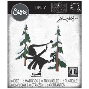 Sizzix Tim Holtz Dies - Thin Ice - 6Pkg