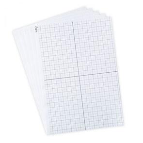 Sizzix Sticky Grid Sheets, 8 1/4" x 11 5/8", 5 Pack