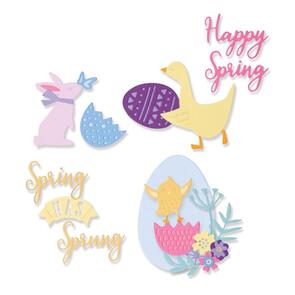 Sizzix Thinlits Die Set 15PK Spring Has Sprung by Olivia Rose