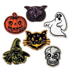 Sizzix Tim Holtz Thinlits Die Set 12pk - Retro Halloween