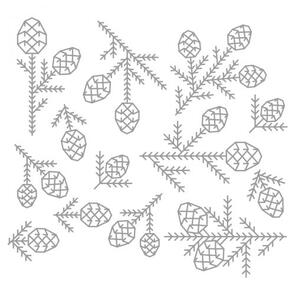 Sizzix Tim Holtz Thinlits Die Set 13PK - Pine Patterns