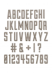 Sizzix Tim Holtz Thinlits Die Set 41PK - Alphanumeric Emporium