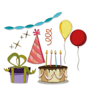 Sizzix Tim Holtz Thinlits Die Set 32PK - Celebrate Colorize