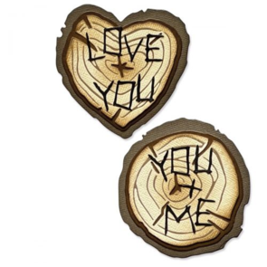 Sizzix Tim Holtz Thinlits Die Set 33PK - Wood Slice