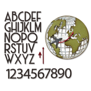 Sizzix Thinlits Die Set 45PK - Vault World Travel by Tim Holtz