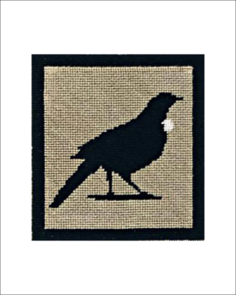 The Kiwi Stitch & Knit Co Tui Needlepoint Pattern