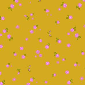 Andover Fabric Alison Glass - Sun Prints 2022 - Ochre Daydream