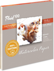 Fluid 100% Cotton Block Pad CP 300gsm