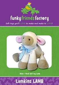 Funky Friends Factory Lamkins Lamb Toy Sewing Pattern