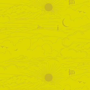 Andover Fabric Alison Glass - Between - Dwell Sunshine