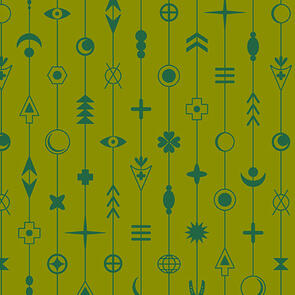 Andover Fabric Alison Glass - Between - Gaze Olive