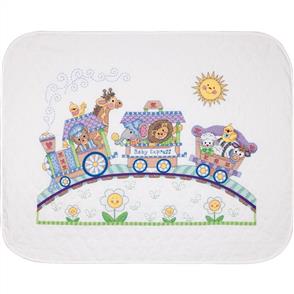 Dimensions Baby Hugs Quilt Stamped Cross Stitch Kit 43"X34" - Baby Express