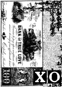 Stampers Anonymous Tim Holtz Cling Stamp 2.5"X3.5" Rubber Components - Love