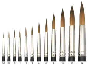 Trekell Protégé - Rounds (Synthetic Kolinsky)