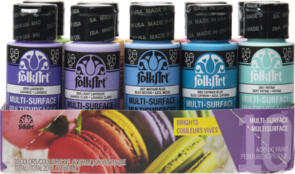 FolkArt Multi-Surface Acrylic 59Ml Brights Set 10