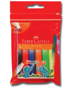 Faber-Castell Fibre Tip Markers - Box of 6