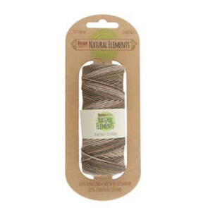 The Beadsmith Hemp Cord Variegated Brown Mix