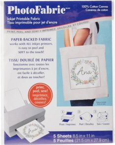 Blumenthal Crafts Photo Fabric - Printable fabric 5pk (100% Cotton)