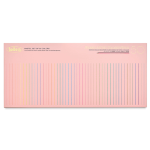 Holbein Artists' Coloured Pencil Set of 50 Pastel Colours