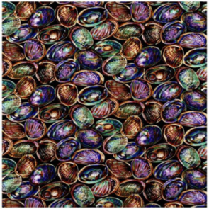 Nutex Kiwiana Fabrics - Paua