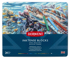 Derwent Inktense Blocks 24 Tin