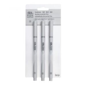 Winsor & Newton Fineliner Set/3 - Cool Grey