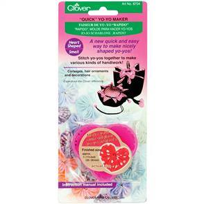 Clover Quick Yo-Yo Maker - Heart Small