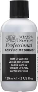 Winsor & Newton Professional Acrylic Medium - Matt UV Varnish 125ml