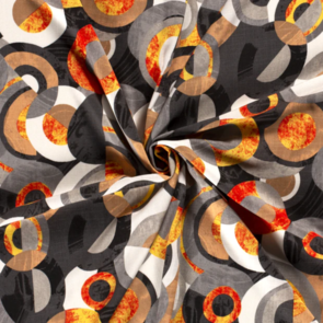 Nooteboom Woven Viscose Pattern #19271 - Colour 15 - Red