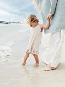 Sandnes Garn Knitting Pattern - Lace Pattern Dress