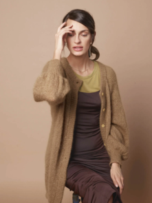 Sandnes Garn Knitting Pattern - Long Airy Cardigan -No. 1