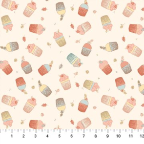 Figo Festive Fauna - Cupcakes - Cream