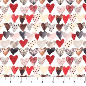 Figo Roses Are Red - Hearts - White